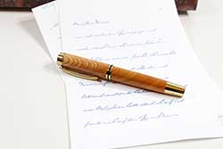 Rollerball aus Holz Aprikose