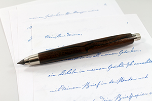 Architekten Bleistift aus Holz Ziricote